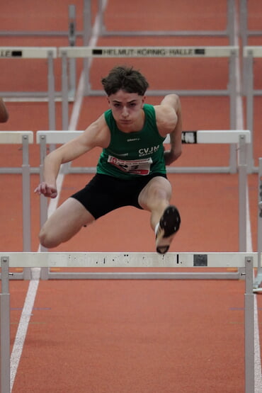 Tim Matti Kusche, Westfalenmeister über 60m Hürden